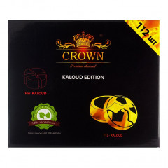 Уголь для кальяна Crown Kalaud (112 шт)